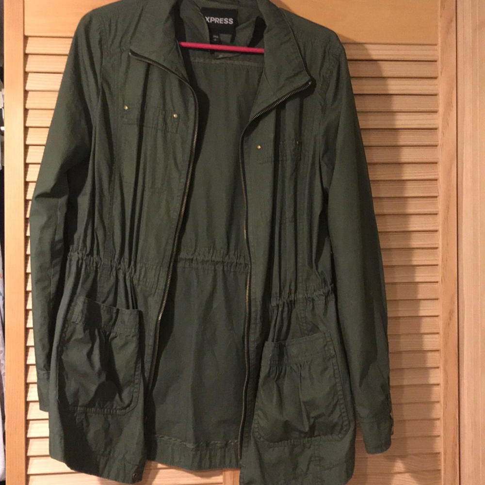 Green jacket from express